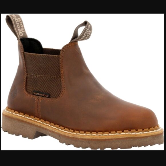 NIB Georgia Genuine Leather Waterproof Boot, sz 8.5 - Picture 1 of 12